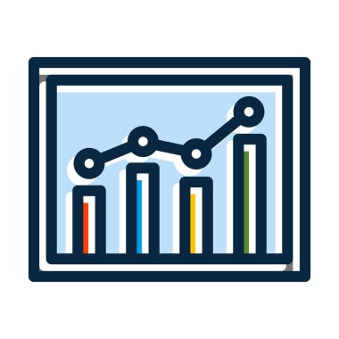 Koyu Renk Simgelerini Kişisel ve Ticari Kullanım İçin Doldurulmuş Çizelge Kalın Çizelgesi