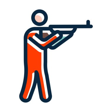 Çekim Kalın Çizgisi Kişisel ve Ticari Kullanım İçin Koyu Renk Simgeleri Dolduruldu