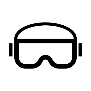 Kişisel ve ticari kullanım için Vr Gözlük Vektörü Glyph Simgesi