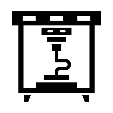 Kişisel ve Ticari Kullanım için 3B Yazıcı Vektör Kabartma Simgesi