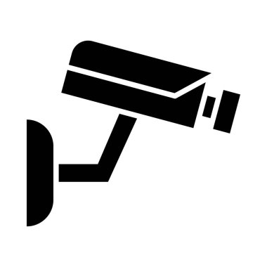 Kişisel ve ticari kullanım için CCCTV Vektör Glyph Simgesi