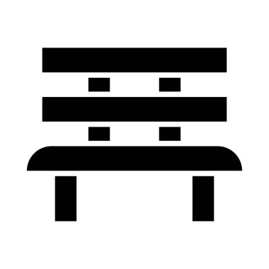 Kişisel ve ticari kullanım için Bench Vektör Kabartma Simgesi