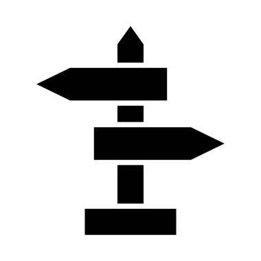 Kişisel ve ticari kullanım için Yol İşareti Vektörü Sembolü