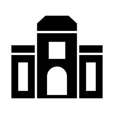 Kişisel ve Ticari Kullanım için Şirket Vektörü Glyph Simgesi