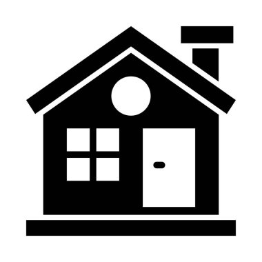 Kişisel ve Ticari Kullanım İçin Ev Vektörü Kabartma Simgesi