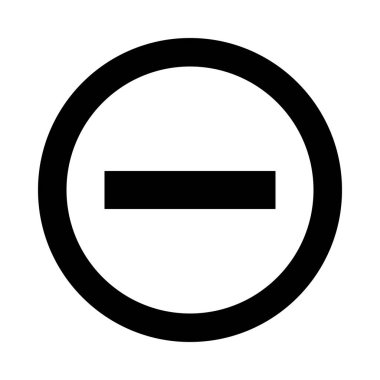 Kişisel ve ticari kullanım için Vektör Kabartma Simgesini Girmeyin