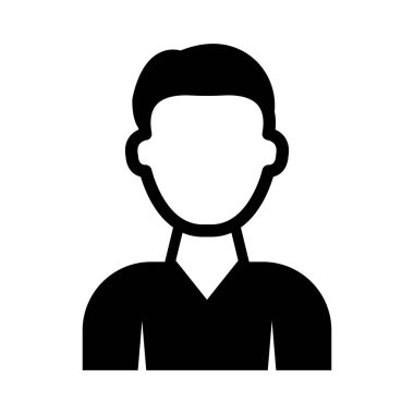 Kişisel ve ticari kullanım için Erkek Vektör Kabartma Simgesi