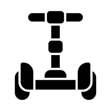 Kişisel ve ticari kullanım için Segway Vektör Glyph Simgesi