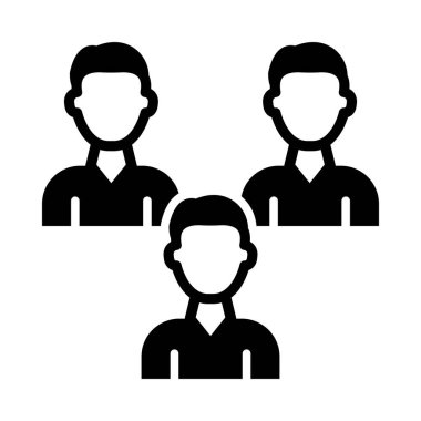 Kişisel ve Ticari Kullanım İçin Gençlik Vektörü Glyph Simgesi