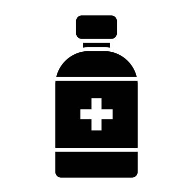 Kişisel ve Ticari Kullanım İçin Şurup Vektörü Glyph Simgesi