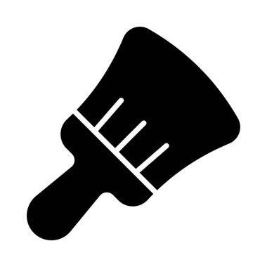 Kişisel ve ticari kullanım için boya fırçası vektörü kabartma simgesi