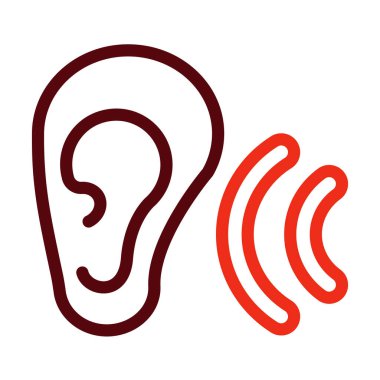 Kişisel ve Ticari Kullanım İçin İki Renk Simgesi Dinleniyor