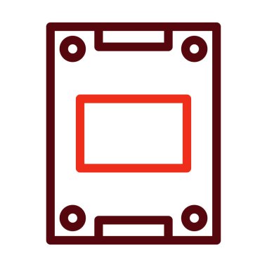 Kişisel ve ticari kullanım için Oyun Kartı Vektör Kalın Satırı İki Renk Simgesi
