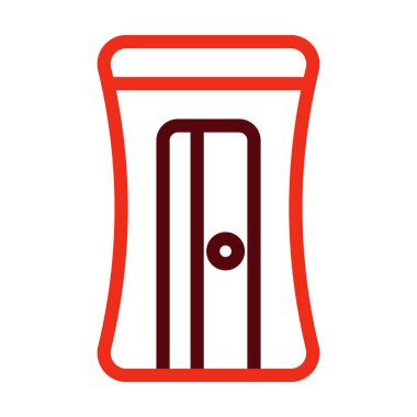 Kişisel ve ticari kullanım için Keskinleştirici Vektör Kalın Çizgi İki Renk Simgeleri