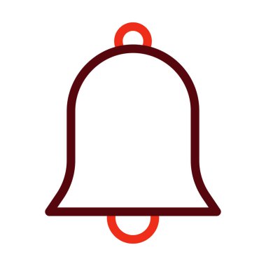 Kişisel ve Ticari Kullanım İçin Bildirimler Kalın Satır İki Renk Simgesi