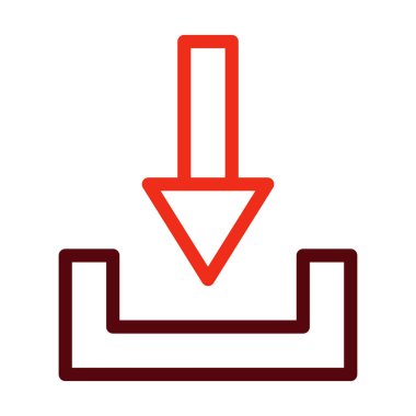 Kişisel ve ticari kullanım için Vektör Kalın Çizgisi İki Renk Simgesi İndir