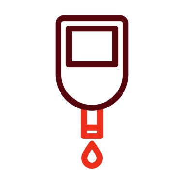 Şeker Makinesi Kalın Çizgi Kişisel ve Ticari Kullanım İçin İki Renk Simgesi