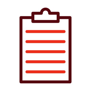 Kişisel ve ticari kullanım için Vektör Kalın Çizgisi İki Renk Simgesini Yapıştır