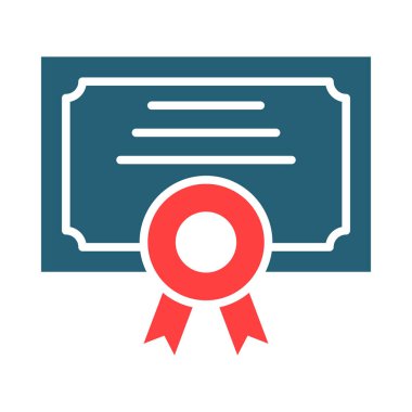 Kişisel ve Ticari Kullanım İçin Lisans Vektör Sembolü İki Renk Simgesi