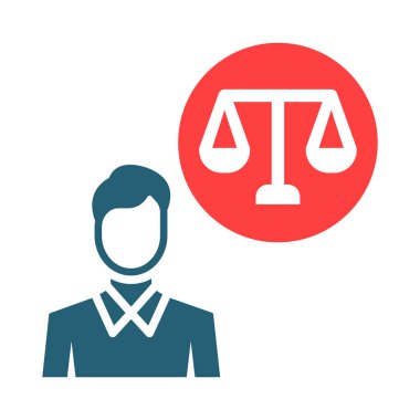 Kişisel ve ticari kullanım için İki Renk Simgesi Düşünme Vektörü