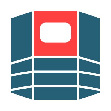 Shield Vector Glyph Two Color Icon For Personal And Commercial Use