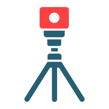 Kişisel ve ticari kullanım için Hız Tuzağı Vektör Kabartması İki Renk Simgesi