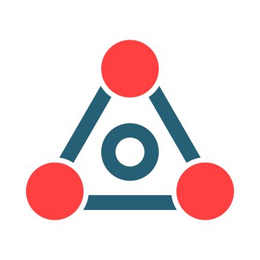 Bileşik Vektör Sembolü Kişisel ve Ticari Kullanım İçin İki Renk Simgesi