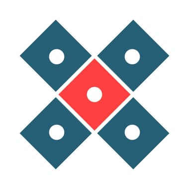 Kişisel ve ticari kullanım için Epitaxial Film Vektörü İki Renk Simgesi