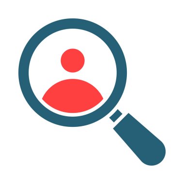 Kişisel ve Ticari Kullanım İçin Tanımlanabilir Doğal Kişilik Vektör Sembolü İki Renk Simgesi