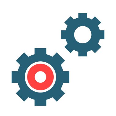 Kişisel ve ticari kullanım için Vektör Kabartma İki Renk Simgesi İşleniyor