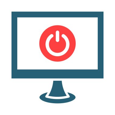 Kişisel ve ticari kullanım için Düğme Vektörü Kabartma İki Renk Simgesi