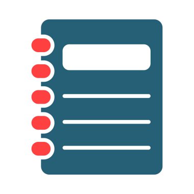 Kişisel ve ticari kullanım için günlük vektörü sembolü iki renk simgesi