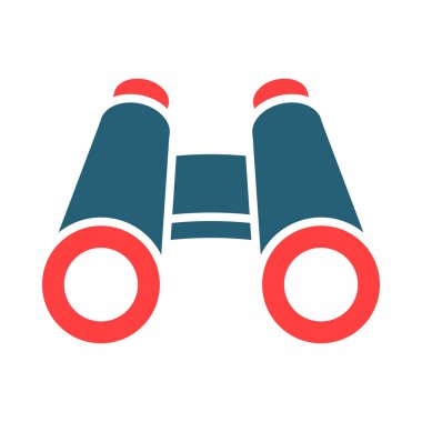 Kişisel ve Ticari Kullanım İçin Gezici Vektör Sembolü İki Renk Simgesi