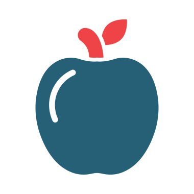 Kişisel ve ticari kullanım için Apple Vector Glyph İki Renk Simgesi