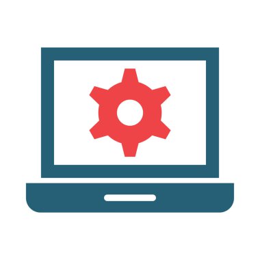 Kişisel ve ticari kullanım için Vektör Kabartma İki Renk Simgesi Denemesi