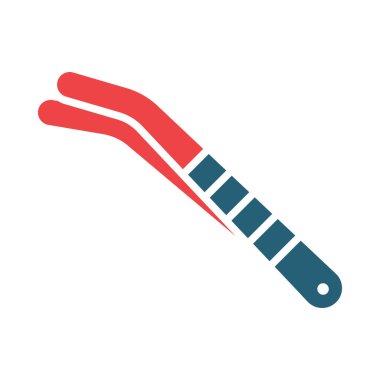 Kişisel ve ticari kullanım için Cımbız Vektör Sembolü İki Renk Simgesi