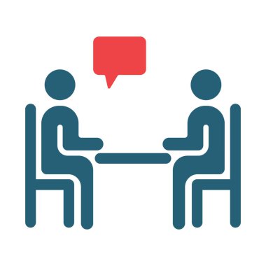 Kişisel ve Ticari Kullanım için Yönetim Vektörü Glyph İki Renk Simgesi