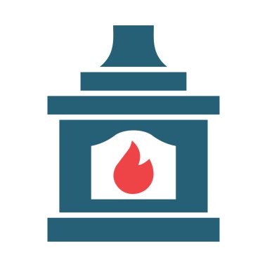 Kişisel ve ticari kullanım için Kazan Vektörü Kabartma İki Renk Simgesi