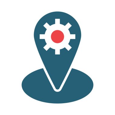 Kişisel ve Ticari Kullanım İçin İzleme Hizmetleri Vektör Sembolü İki Renk Simgesi