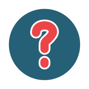 Kişisel ve ticari kullanım için Vektör Kabartma İki Renk Simgesine Yardım