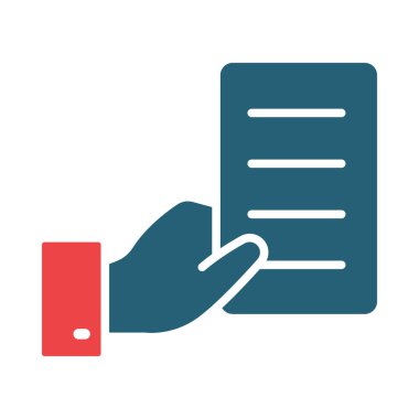 Hold Vector Glyph Two Color Icon For Personal And Commercial Use