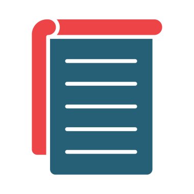 Kişisel ve ticari kullanım için Conspectus Vektör Sembolü İki Renk Simgesi