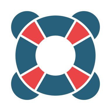 Kişisel ve ticari kullanım için Şamandıra Vektörü Sembolü İki Renk Simgesi