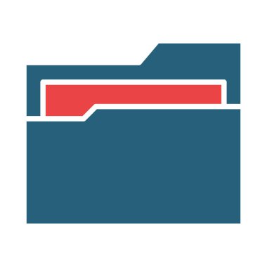 Kişisel ve Ticari Kullanım İçin Dizin Vektörü Kabartma İki Renk Simgesi