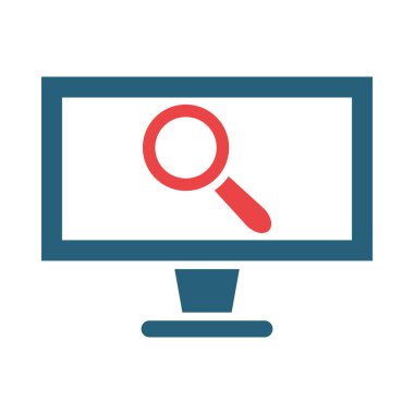 Kişisel ve ticari kullanım için Vektör Kabartma İki Renk Simgesi İzleniyor