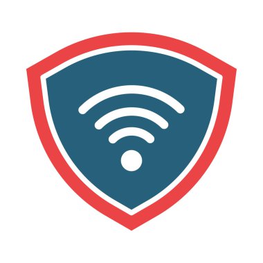 Kişisel ve ticari kullanım için Koruma Vektörü Sembolü İki Renk Simgesi