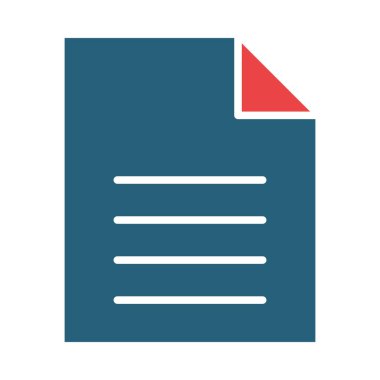 File Vector Glyph Two Color Icon For Personal And Commercial Use