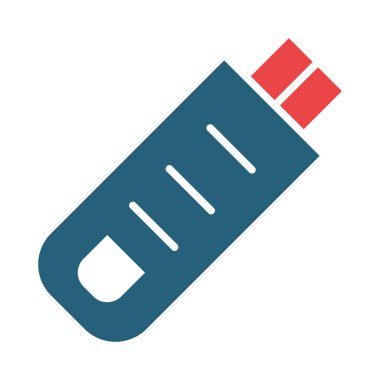 Kişisel ve ticari kullanım için Usb Vektör Kabartma İki Renk Simgesi