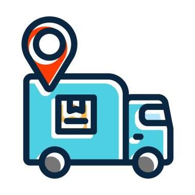 Kişisel ve ticari kullanım için Koyu Renk Simgeleri Doldurulmuş Vektör Kalın Çizgisi İzleme