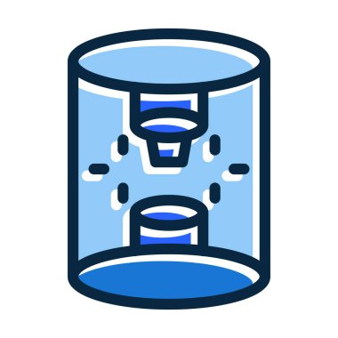 Ark Yöntemi Kalın Çizgi Koyu Renk Simgeleri Kişisel ve Ticari Kullanım İçin Dolduruldu